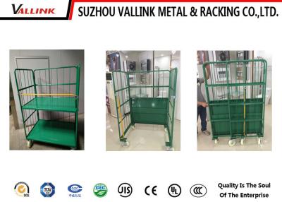 China Warehouse Folding Logistics Trolleys Transport 800*600*1450 37 KG for sale