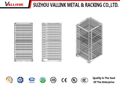 China Galvanized Surface Warehouse Logistics Trolleys 850*670*1750 4 Sides for sale