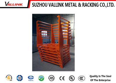 China Industrial Warehouse Metal Shelving Nesting Pallet Tainer For Golbal Market for sale