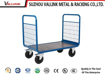 China Industrial Hand Truck Trolley 3 Mesh Sides Picking Delivery Trolley for sale