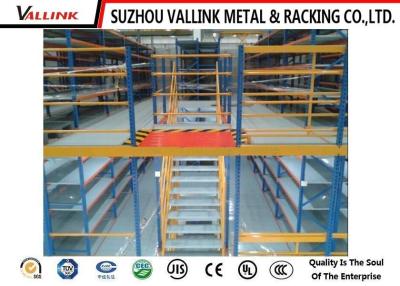 China Large Load Capacity Mezzanine Shelf Racking System With Powder Coated Or Galvanized for sale