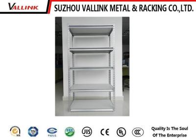 China Light weight Shortspan Indoor Boltless Steel Shelving System / Slotted Angle Racks for sale