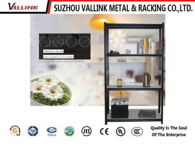 China Durable Black Boltless Rivet Shelving Retail 600*300*1520 , Metal Racks For Storage for sale