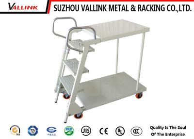 China Multi Function Mobile Step Ladders With Platform , Easy To Assemble And Adjust for sale