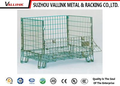 China Galvanized Green Steel Wire Shelving  Systems Load Capacity 50 Kg / Layer for sale