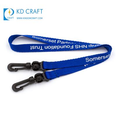 China Wholesale Staff No Minimum Cheap Custom Design Your Own Silk Screen Printed Keys Lanyard With Buckle for sale