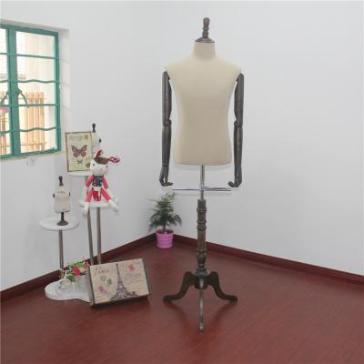 China Plus Size Male Cloth Display Mannequin With Iron Base With Pant Stand for sale