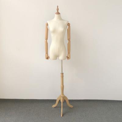 China Cheap Foam Women Upper-body Mannequin Foam Half Female Mannequin Female Torso Mannequin for sale