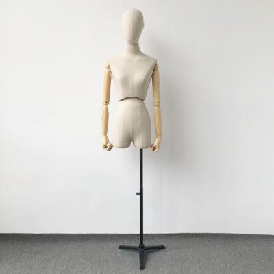 China With Upper-body Women Adults Half Body Female Mannequin Head Female Attractive Mannequin Female Stand Torso for sale