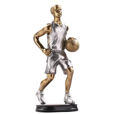 China Europe Modern Decoration Mannequins Shop Mannequins Resin Crafts Mannequins Basketball Player Fit Statue for sale