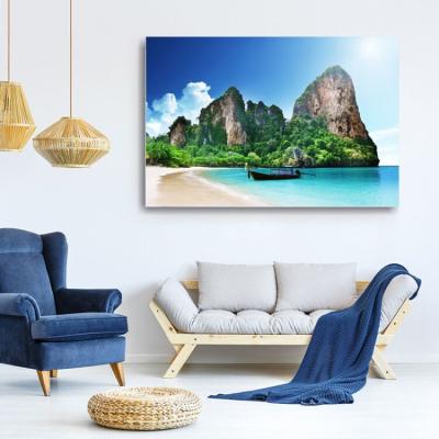 China Long Durable Modern Aluminum Metal Wall Art HD Sublimation Mounted Photo Print For Home Decorative for sale