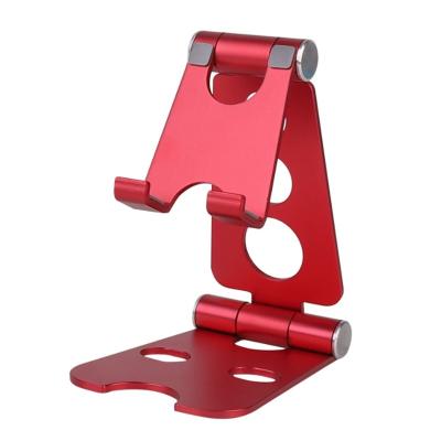 China Custom Adjustable Foldable Aluminum Desk Mount Phone Dock Cell Phone Stand For Office for sale