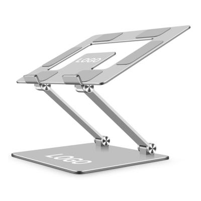 China Aluminum Alloy Adjustable Custom Black Desk Mount Holder Portable Laptop Stand (Other) Color for sale