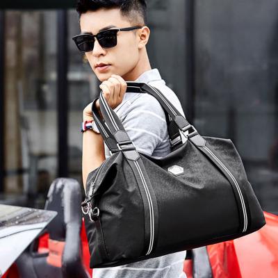 China With high quality men's fitness bag USB sports travel bag men's portable short-distance business travel shoe bag independent luggage for sale