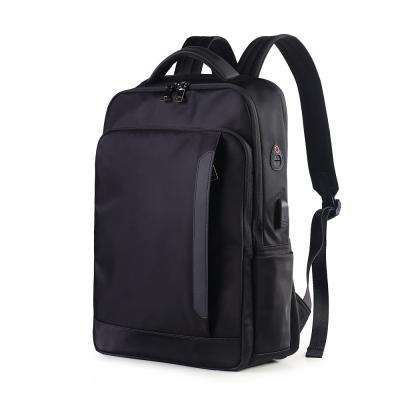 China New Design Custom Business Casual Backpack Waterproof Anti-theft Laptop Backpack With USB Charging Port Earphone Hole for sale