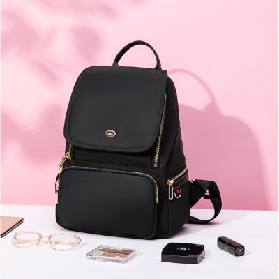 China Fashion style anti-theft women backpack polyester nylon waterproof fabric backpack anti-theft bags for sale