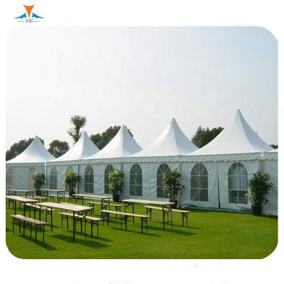 China Wedding/party/event/exhibition/tent 10x10 high 20ft X max church etc. 40 ft large pagoda party tent with windows for sale