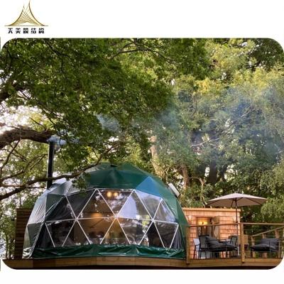 China Waterproof/UV-Resistant/Flame Redardant Customize Resort Tent Hotel Geodesic Dome Modular Accommodations glamping price for sale