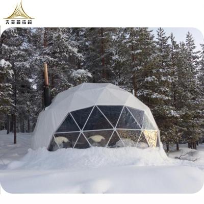 China Tube type tent stake 4 season tent beach tent eco life resort long dome geodesic dome cafe tent for sale