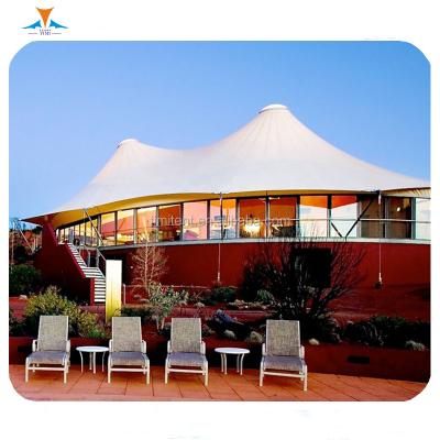 China 2 bedroom safari hotel resort prefab UV-resistant waterproof homes PVDF cover luxury hotel tent for sale for sale