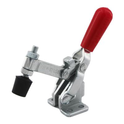 China Industrial Vertical Galvanized Quick Clamp Toggle Woodworking Hold Down Clamps With Toggle Lock Plus 12050 100kgs/220lbs Capacity for sale