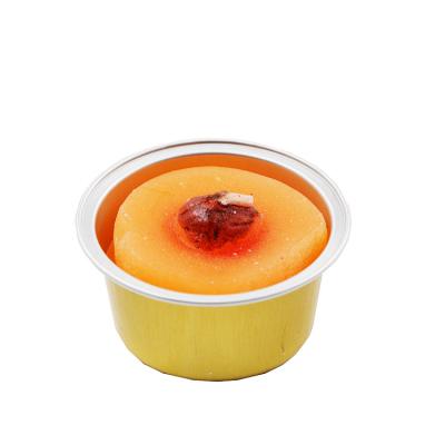 China Hot Sale Foil Scented Can Various Design Art Scented Fruit Shape Candle for sale