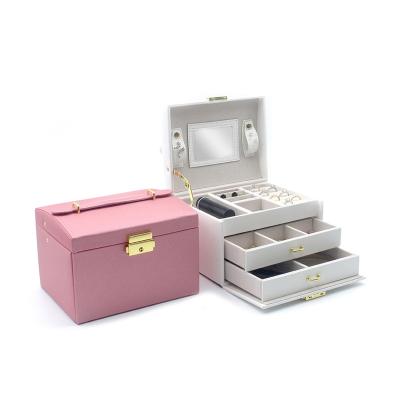 China Newest Birthday Christmas New Year Gift high quality Good sell portable Children Home Jewelry Storage Box for sale