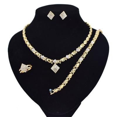 China Handmade Zinc Alloy Zircon Gua Habesha Jewelry Sets Europe Dubraceletsolid 10 American Jewelry Set High Quality Gold Jewelry Sets Dress Ethiopian Jewelry Sets for sale