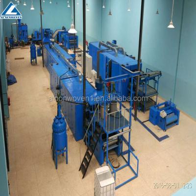 China Scouring Pad Making Scouring Pad Production Line With Sand / PET Needle Punching Machine for sale