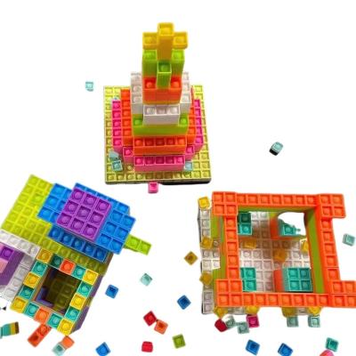 China Suck Anything Baby Early Education Making Machinery Mini Bricks Plastic Magic Cube ABS 1*3 Large Building Blocks Trooper Clc Architecture for sale