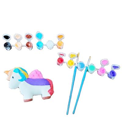 China DIY Paint Squishies Painting Kit 2022 DIY Paint Toys 3D Squishies Painting Sets Relaxing Squishies Painting Sets For Kids for sale