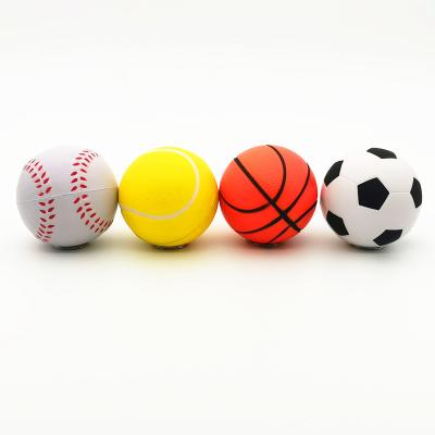 China New Fuuny Factory Cheap Relieve PU Stress Ball Duct Ball Hand Wrist Toy Mesh Squeeze Bead Rubber Ball For Kids for sale