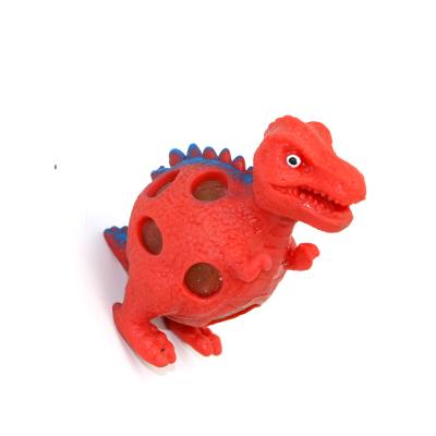 China Wholesale Worry Relief Stress Reliever Collection Gift Cartoon Gurgling Gel Bead Dinosaurs Squeeze Toy for sale