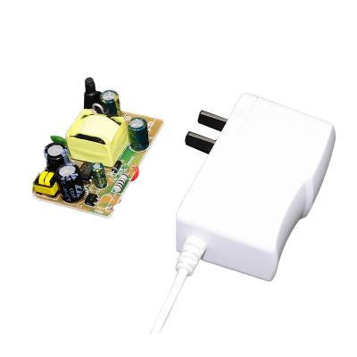 China AC/DC open frame Switching Power Supply 12W 12V 1A Connector Plug in Wall Adaptor Adapter DC White Black 5.5*2.1*1.0 for sale