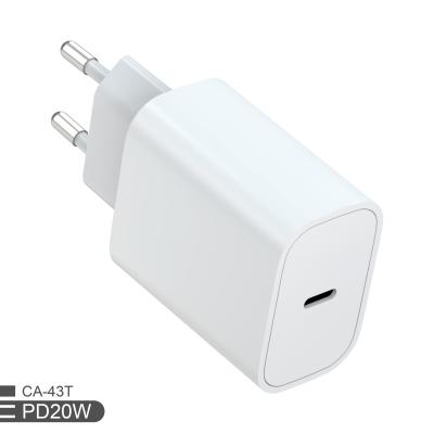 China EU US UK Plug Wall PD Mobile Phone Adapter USB Type C Cable Original 20W Wholesale Charger Fast Charging For Apple For Iphone 15 for sale