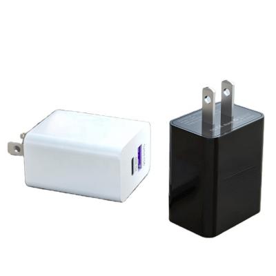 China US UK EU AU pd 20w double port usb c type c plug Pd  Quick fast usb wall charger adapter for sale