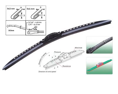 China 99.9% K-907E OE quality factory price suitable hot sale have running universal type flat wiper blade for all car for sale