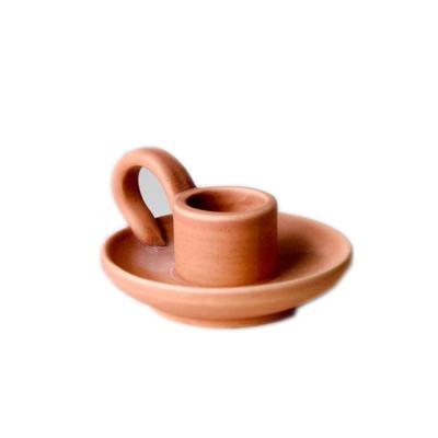 China Minimalist Nordic Multicolor Mini Tea Cup Ceramic Candle Holder Set Ceramic Candle Holder With Handle for sale