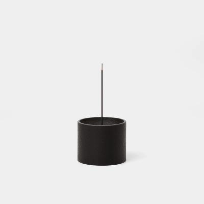 China Minimalist Chic Black Concrete Incense & Cement Cylinder Cube Censers (New) for sale