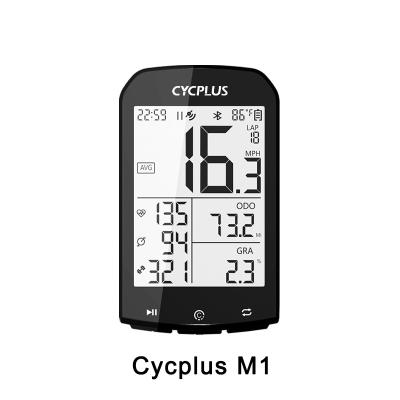 China CYCPLUS M1 Cycling Computer GPS Bike Computer Wireless Tachometer Bicycle Speed ​​Cycling Computer M1 for sale