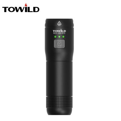 China New HOT SALE Camping Rechargeable Led Torch Flashlight With Power Bank And Magnetic Function for sale