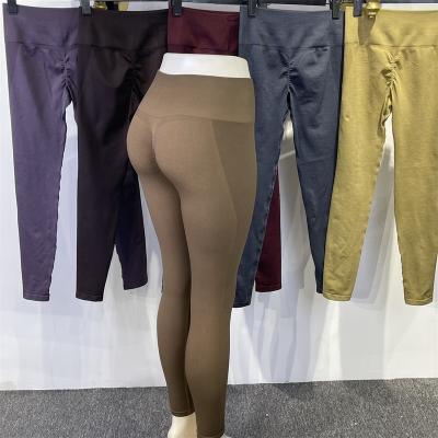 China Wholesale newcomer private label women breathable skirt two side yoga pants crack! crack! butt seamless boost leggings for sale