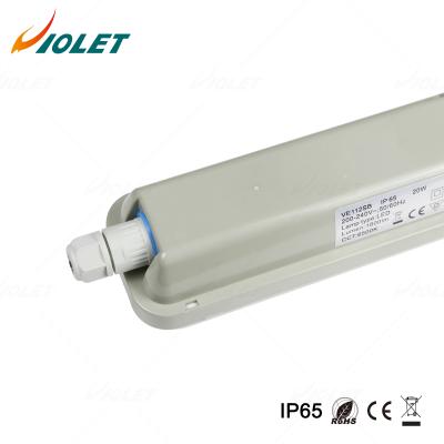 China PC+PC IP65 Ik08 triproof light led batten light water proof lighting for sale