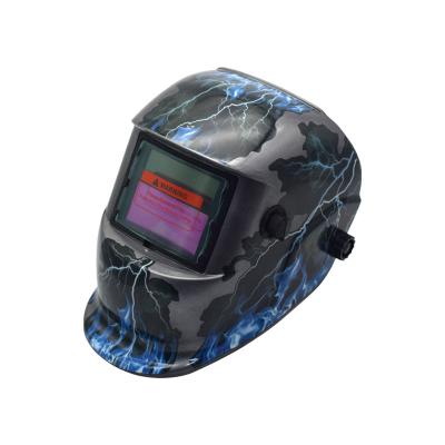 China Auto Darkening Welding Helmet CE Anti Spark Switch Solar Welding Helmet Weather Solar PCs Color Original 31.5*24.5*24.5cm for sale