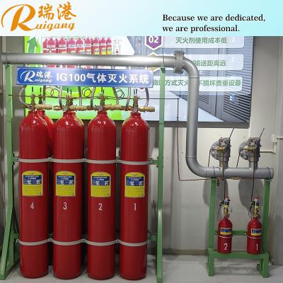 China RUIGANG 70L Stalen gasfles Gasafdrukkingssysteem CMA CAL CNAS Te koop