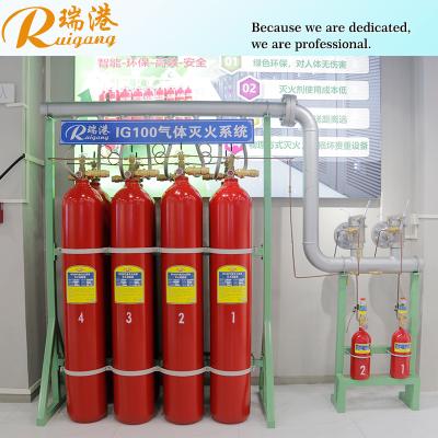 China DC24V/1.6A Stickstoff Ig 100 Inertgas Feuerlöscher Min Löschkonzentration 36% zu verkaufen