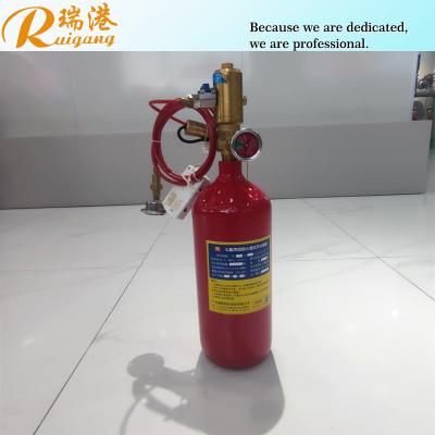 Chine RUIGANG Tubes automatiques de lutte contre les incendies Bouteille rouge 3 kg FM200 Capacité 3-5s Temps de réponse 2,5 MPa Stockage à vendre