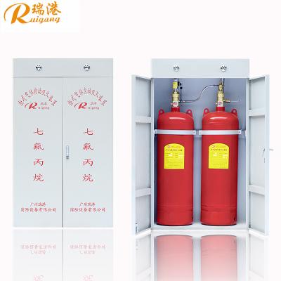 Cina Sistema di soppressione incendi HFC-227ea ad alta efficienza in stile armadio. Soluzione senza tubi per data center e server room. in vendita