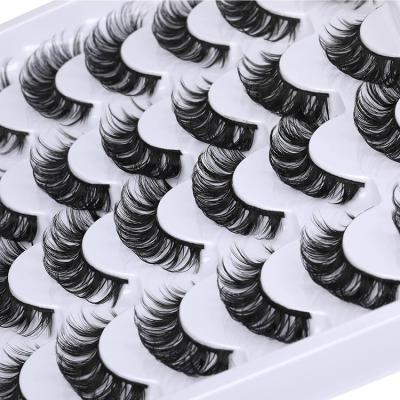 China Long C Loop Super Dramatic Russian Strip Eyelash Fluffy Tapered Lashes Mink Eye Lashes Mink for sale