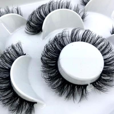 China 10 Pairs 3d False Mink Lashes Super Long Lashes 25mm Serbian Mink Eyelashes Super Dramatic Premium for sale